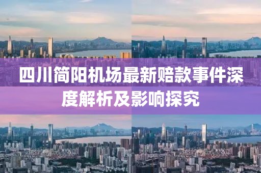 四川簡陽機(jī)場最新賠款事件深度解析及影響探究