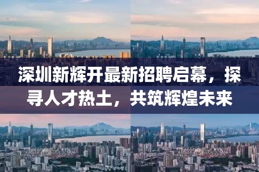深圳新輝開最新招聘啟幕，探尋人才熱土，共筑輝煌未來