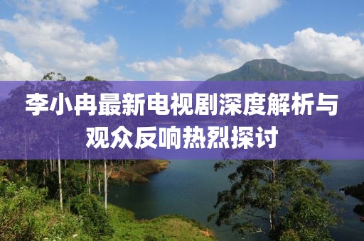 李小冉最新電視劇深度解析與觀眾反響熱烈探討