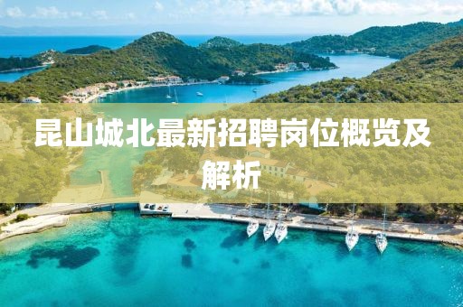 昆山城北最新招聘崗位概覽及解析