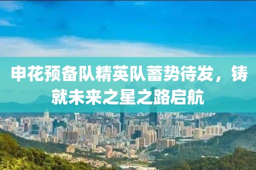 申花預(yù)備隊(duì)精英隊(duì)蓄勢(shì)待發(fā)，鑄就未來(lái)之星之路啟航