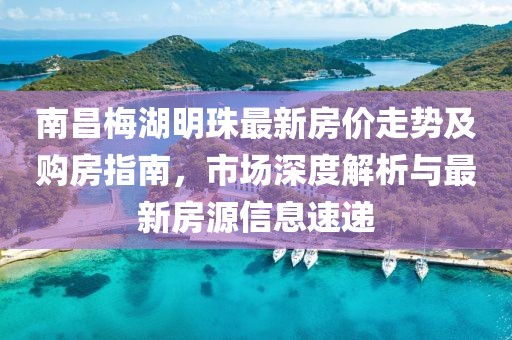 南昌梅湖明珠最新房?jī)r(jià)走勢(shì)及購房指南，市場(chǎng)深度解析與最新房源信息速遞