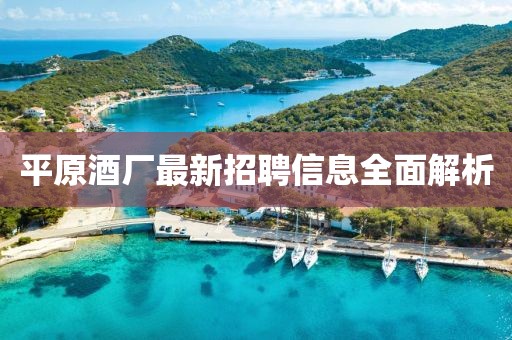 平原酒廠最新招聘信息全面解析