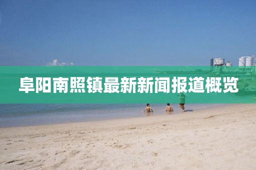 阜陽(yáng)南照鎮(zhèn)最新新聞報(bào)道概覽