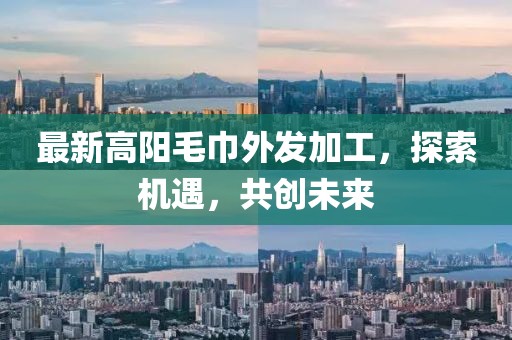 最新高陽毛巾外發(fā)加工，探索機(jī)遇，共創(chuàng)未來