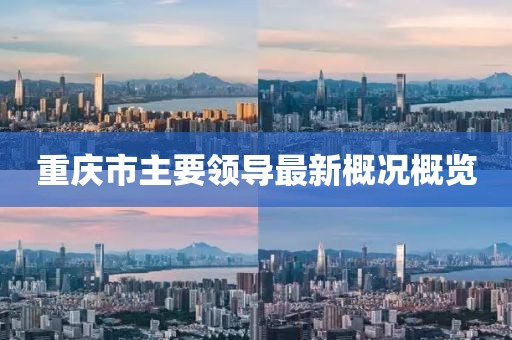 重慶市主要領(lǐng)導(dǎo)最新概況概覽