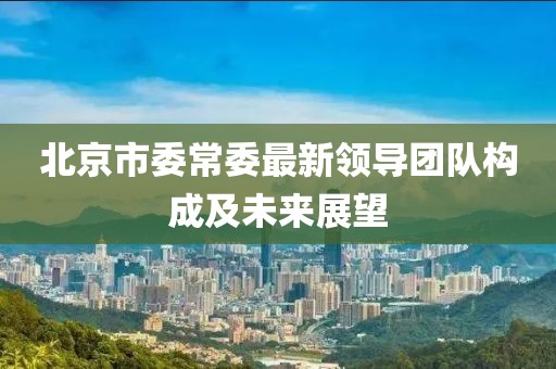 北京市委常委最新領(lǐng)導(dǎo)團(tuán)隊(duì)構(gòu)成及未來展望
