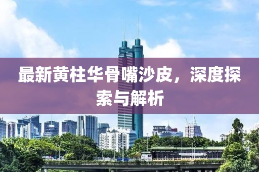 最新黃柱華骨嘴沙皮，深度探索與解析