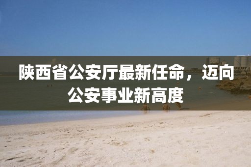 陜西省公安廳最新任命，邁向公安事業(yè)新高度