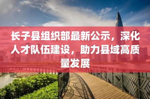 長(zhǎng)子縣組織部最新公示，深化人才隊(duì)伍建設(shè)，助力縣域高質(zhì)量發(fā)展