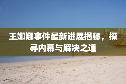 王娜娜事件最新進(jìn)展揭秘，探尋內(nèi)幕與解決之道