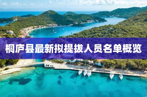 桐廬縣最新擬提拔人員名單概覽