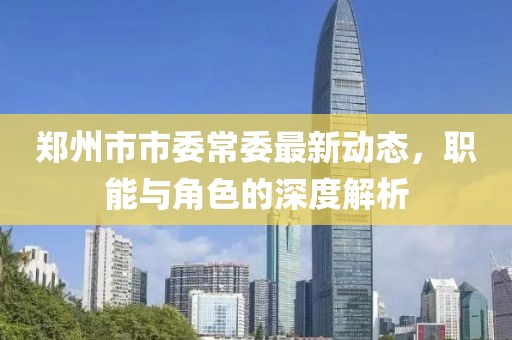 鄭州市市委常委最新動(dòng)態(tài)，職能與角色的深度解析