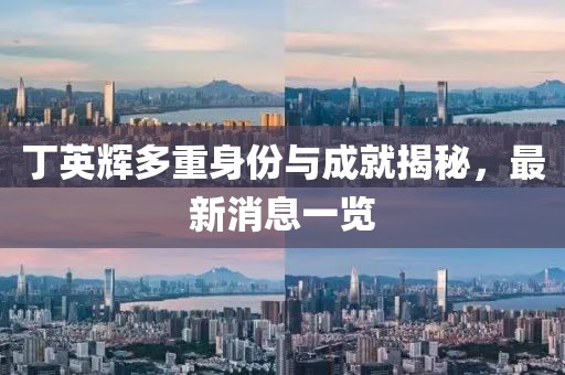 丁英輝多重身份與成就揭秘，最新消息一覽